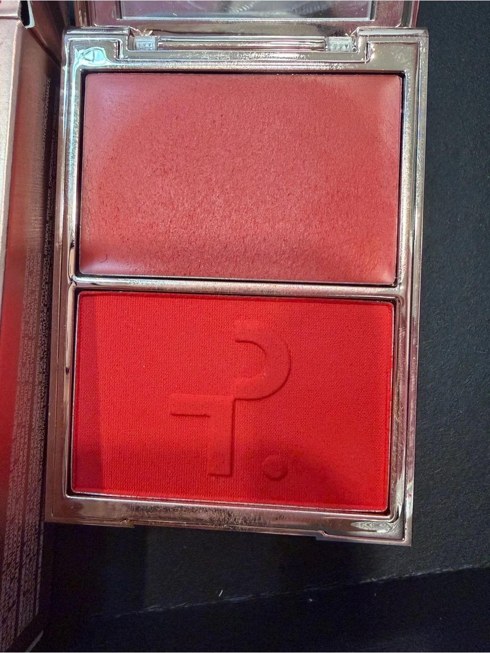 Patrick Ta Double-Take Cream & Powder Blush Duo — She Left Me On Red